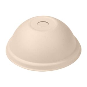 Kupolast poklopac braon šećerna trska 90mm